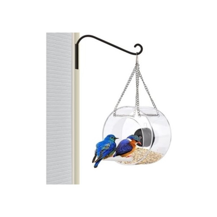 Хранилка за птици с камера 1048 с вендузи
