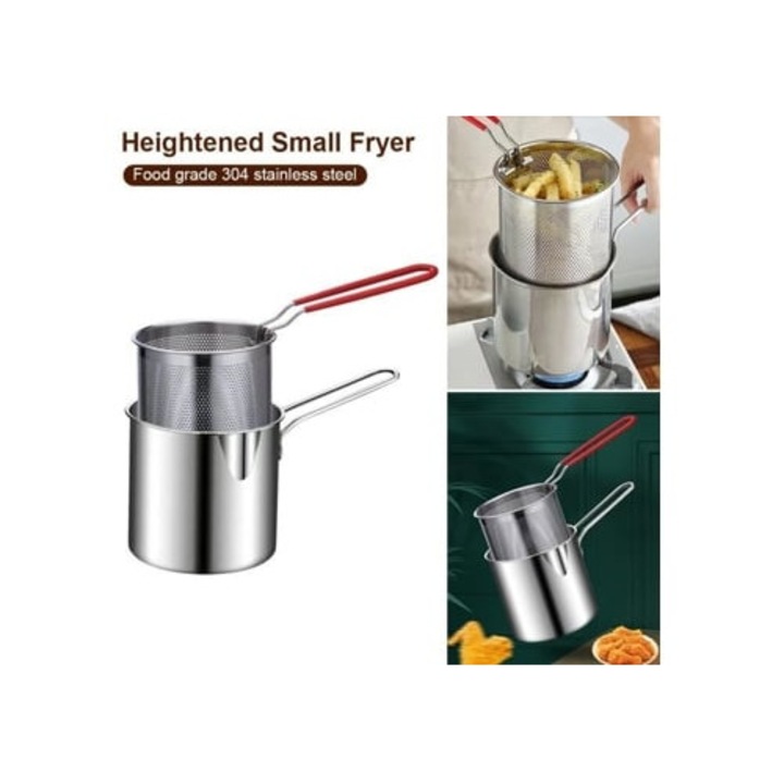 Fritőz 1200ml kosárral, gáz- és indukciós főzőlapokhoz