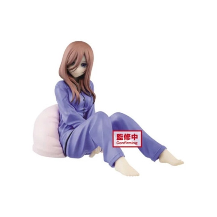 Anime figura – The Quintessential Quintuplets Nakano Ichika, PVC, pizsama, 20 cm