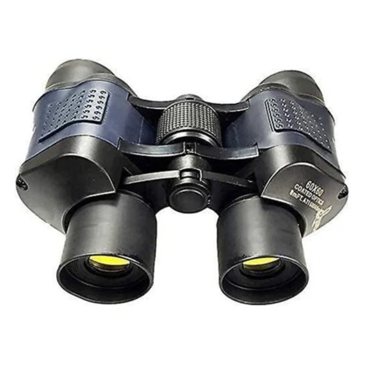 Binoclu 60x60 cu vedere nocturna, putere mare, definitie inalta, culoare neagra