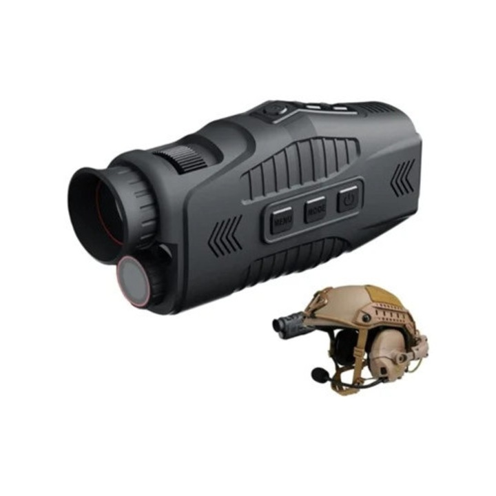 Binoclu cu viziune nocturna ENKERS, termoviziune 1080P, negru