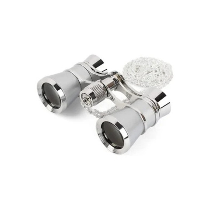 Binoclu compact 3x25, cu curea, pentru adulti si copii, multicolor