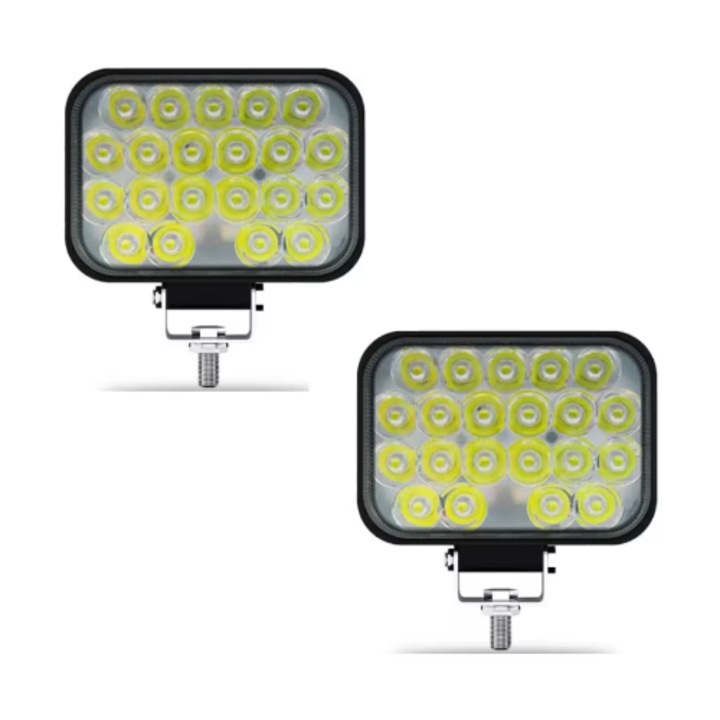 Set 2x Proiector LED auto lumixauto, OFF-ROAD 21LED, 63W, 3'', 12V-24V, 6000K