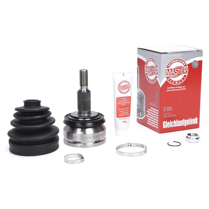 Homokinetikus csukló készlet Master-Sport, VW Crafter 30-35, 30-50, Transporter T5, 63mm, 168mm