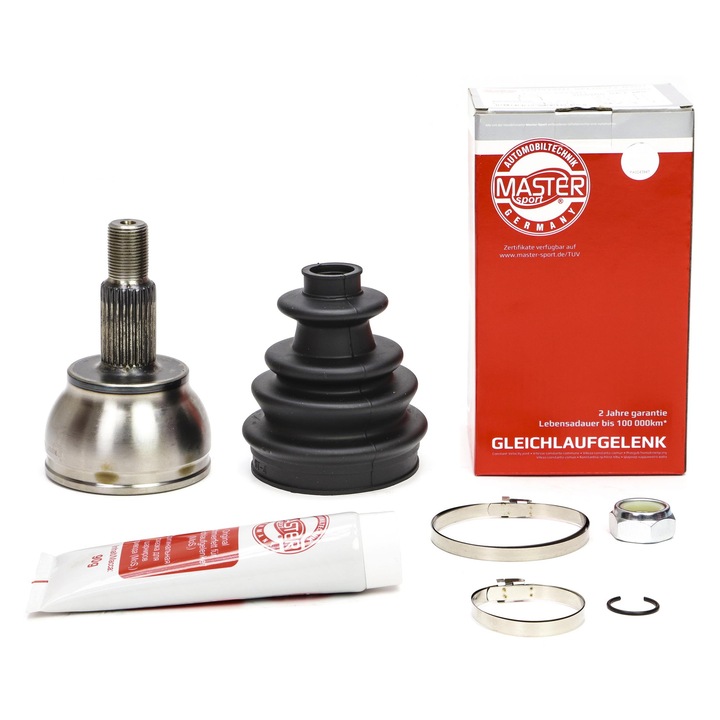 Homokinetikus csukló készlet bal/jobb Master-Sport Németország, Mercedes-Benz A-osztály (W169), B-osztály Sports Tourer, 25x27.