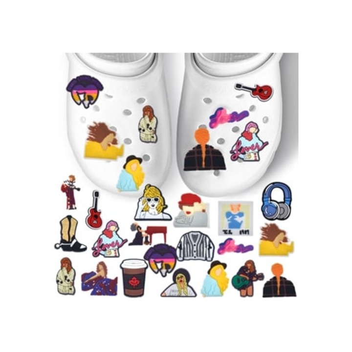 Set 20 Amulete pentru Incaltaminte, Multicolor