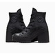 Ghete unisex Converse Chuck 70 De Luxe Heel, Negru
