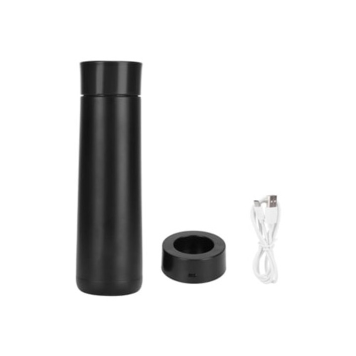 Termos smart cu touchscreen, reminder temporizat, conexiune USB, multicolor