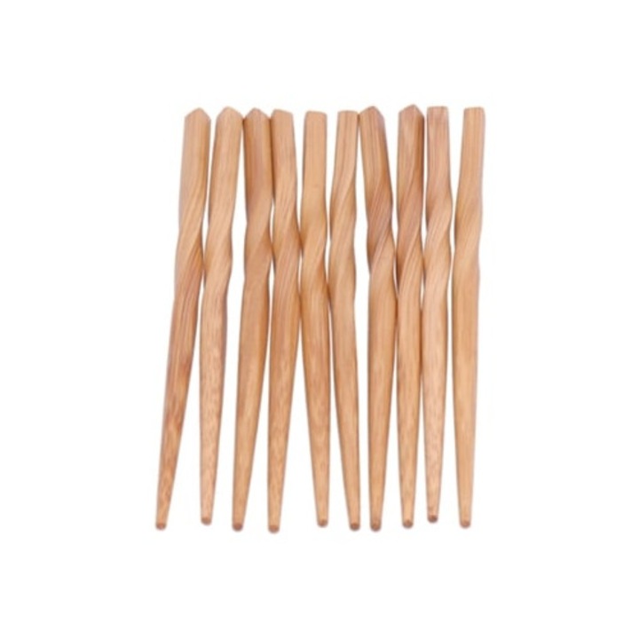 Környezetbarát fonott bambusz evőpálcika készlet otthoni és éttermi használatra