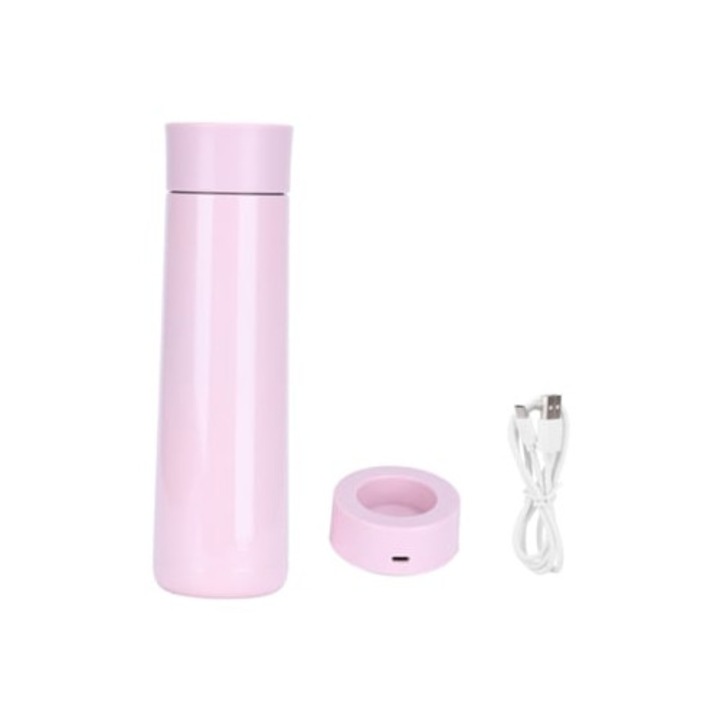 Termos cu touchscreen, afisaj temperatura, reminder programat, conexiune USB, multicolor