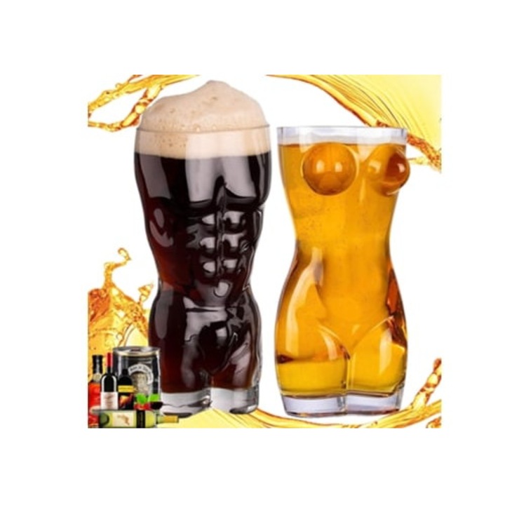 Tartós whiskys pohár, női test forma, kreatív ajándék, lánybúcsú, Valentin-nap, Halloween