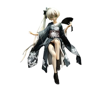 Figurina Kasu, VeliumCraft, tema anime hentai, 14x8 cm, eleganta, negru