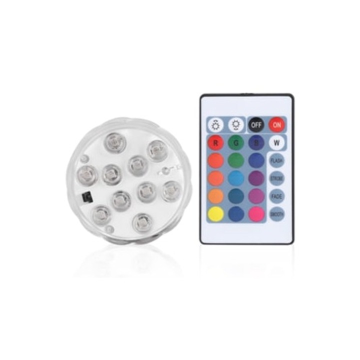 Telecomanda pentru benzi LED RGB, functie de dimmer, moduri de iluminare