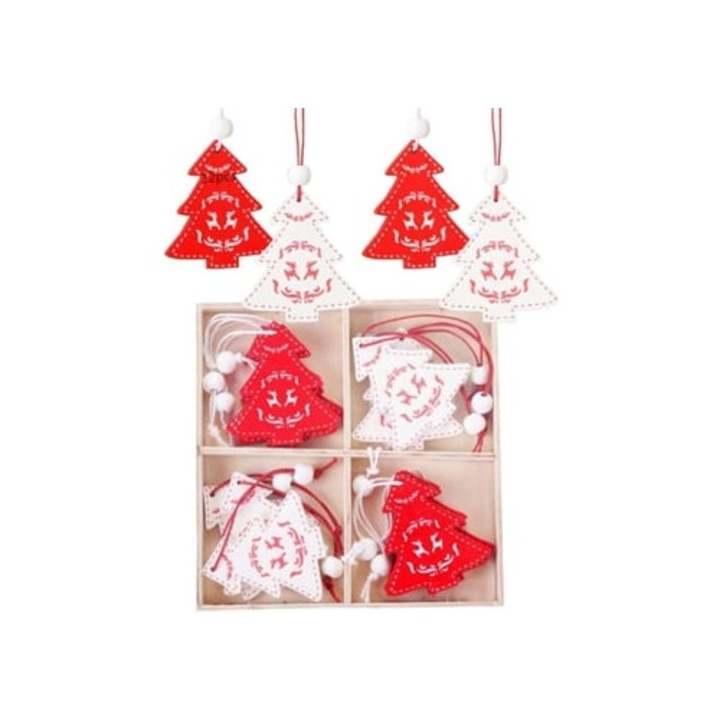 Globuri de Craciun, Ornamente din lemn, Design unic