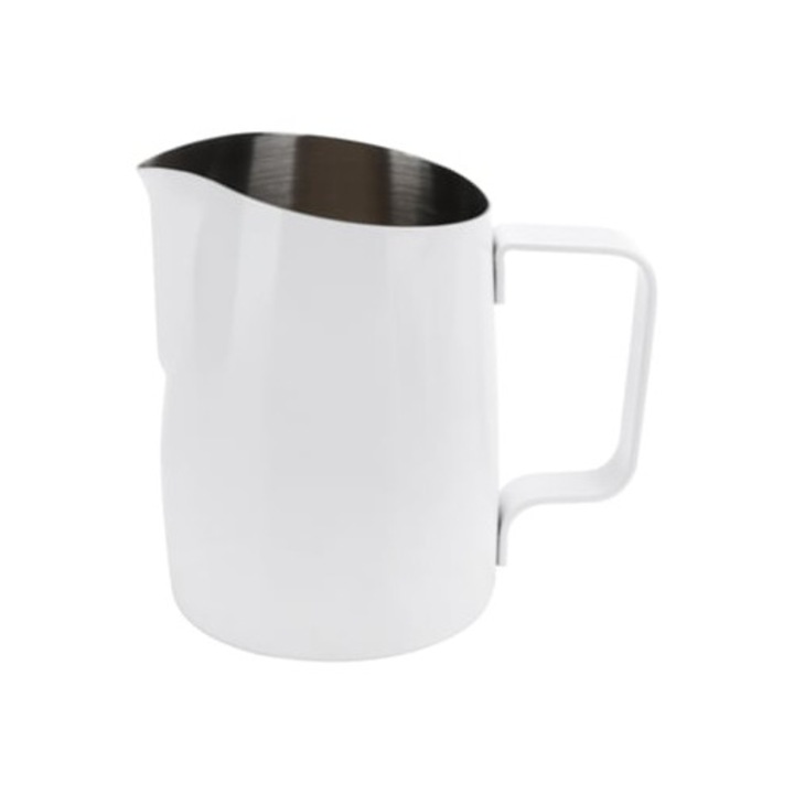 Cana din inox 420ml pentru cafea, set cu spumator pentru latte art