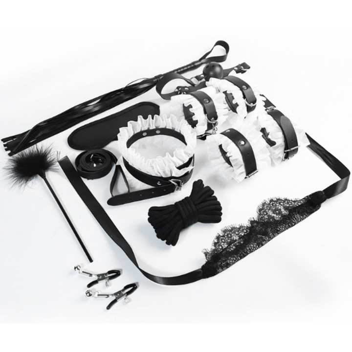 Set JIUAI Maid Lace, 10 piese, alb