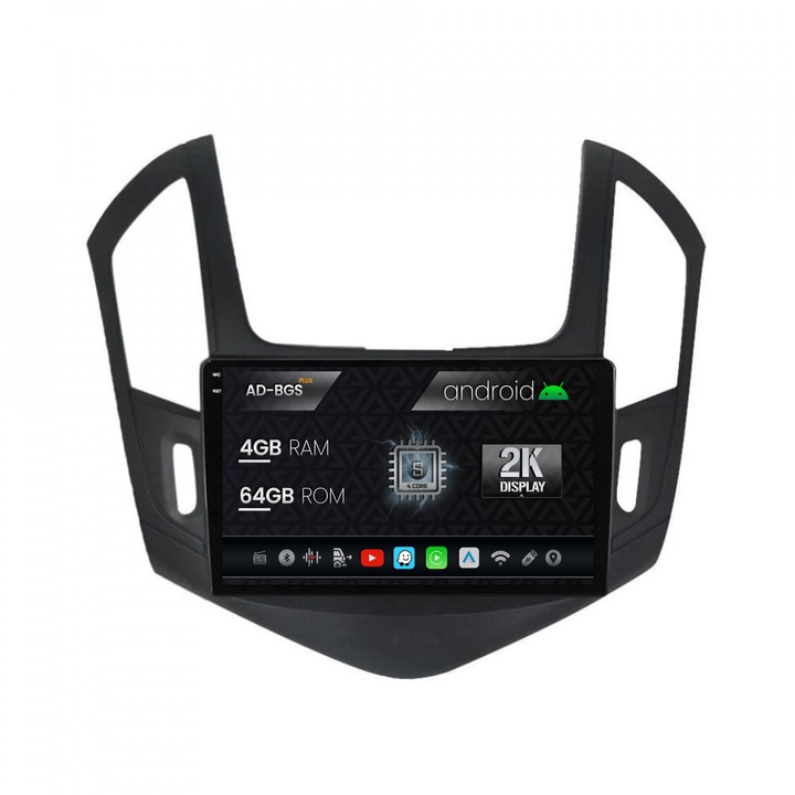 Navigatie Autodrop 2K Chevrolet Cruze (2013-2015), Android OS, S-Quadcore, 4GB RAM, 64GB ROM, 10.36 Inch - AD-BGS100042K, AD-BGRKIT244