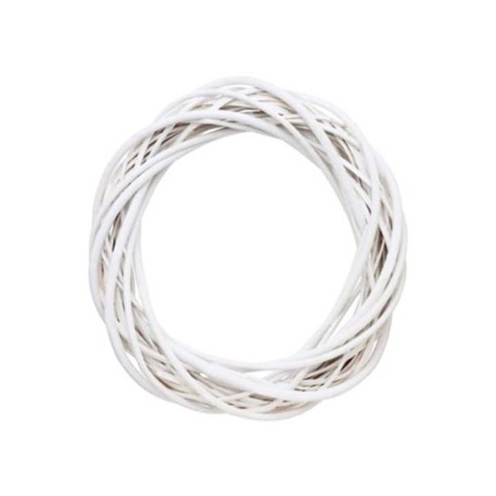 Coronita Naturala din Rachita pentru Ghirlanda de Craciun, 10cm