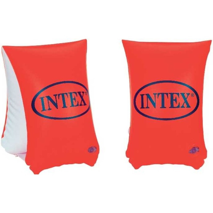 Intex 58641 Deluxe colac de brat - portocaliu, 30 x 15 cm