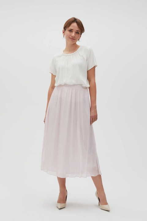 Fustă midi MOODO roz deschis, Roz deschis