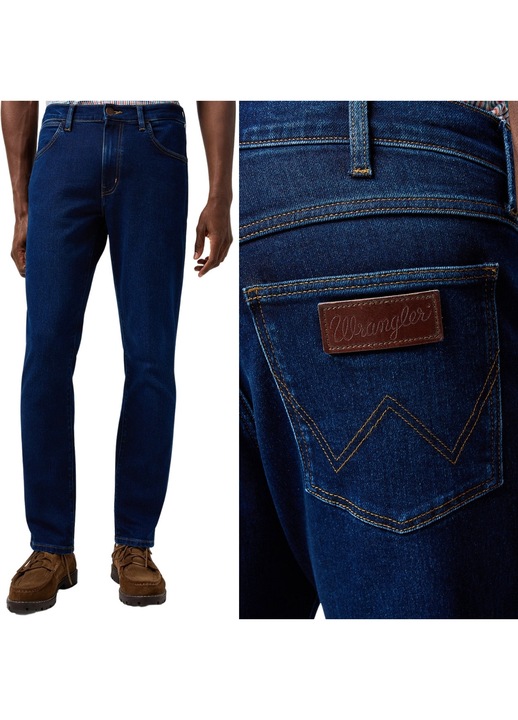 Wrangler Larston Slim kek farmerdwqf, Kék