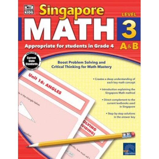 Singapore Math, Grade 4, Carson-Dellosa Publishing (Compiled by)
