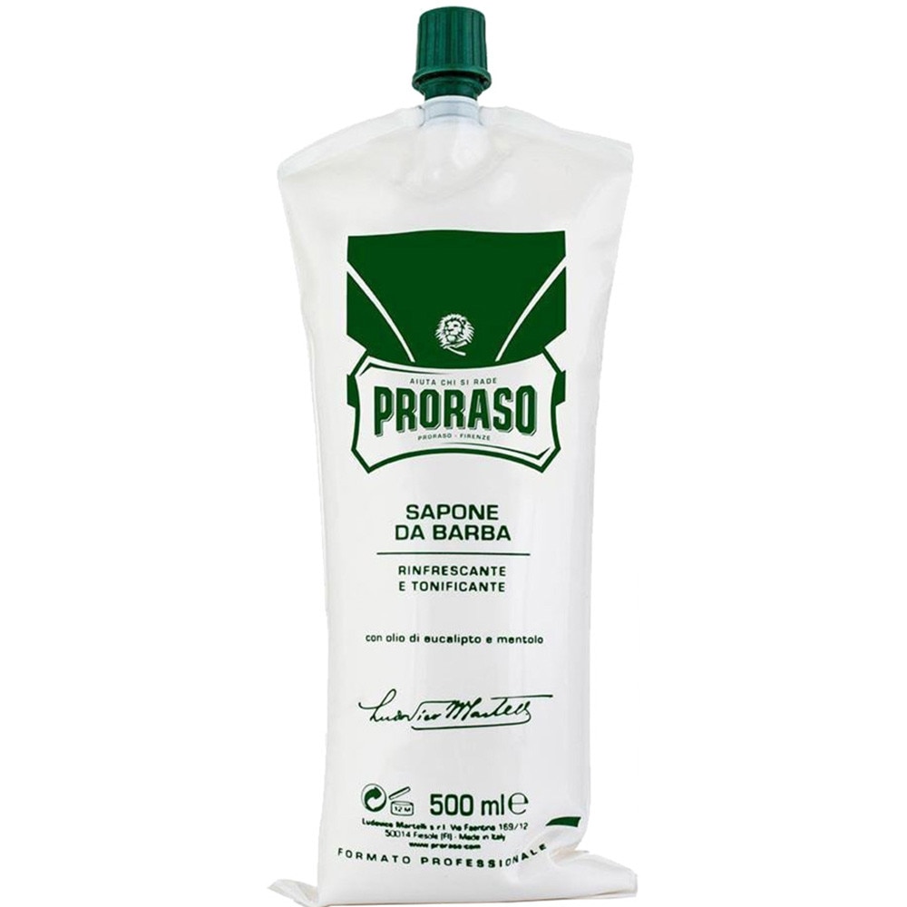 Крем за бръснене PRORASO, Евкалиптово масло, ментол, 500 мл. - eMAG.bg