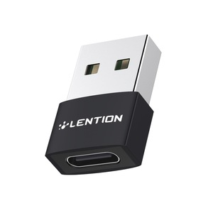 LENTION® Adaptor OTG Mini USB-A la USB-C, Ingenuity Series – Conecteaza Dispozitive USB-C la Porturi USB-A, Plug & Play, Transfer Stabil, Design Compact