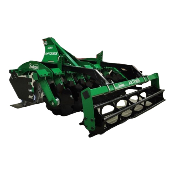 Grapă cu discuri SUKOV Artemis Mini 12, 8 discuri, diametru 51 cm, lățime 120 cm, greutate 400 kg