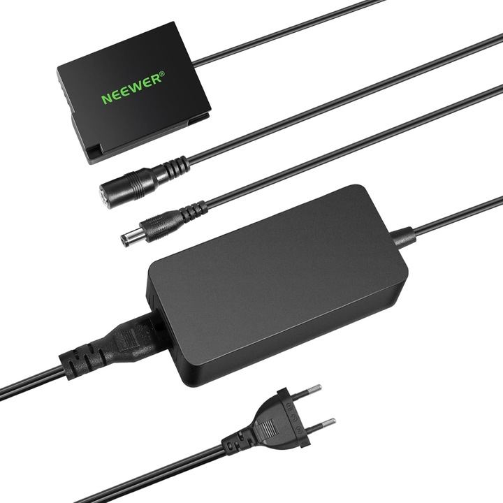 Acumulator dummy Neewer DMW-BLC12, set pentru alimentare continua, compatibil Panasonic