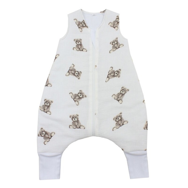 Sac de dormit, cu umplutura, muselina Martinel, cu picioare 52 - 80 CM