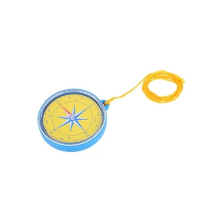 Професионален компас от здрава пластмаса, 100 мм, за обучение и дейности на открито