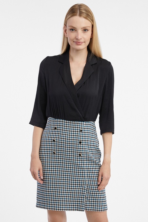 orsay, Rochie cu design 2-in-1, Negru