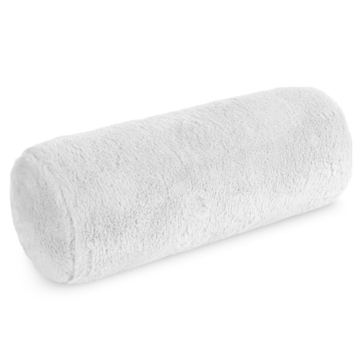 Perna decorativa NINA 15 x 45 alb Eurofirany