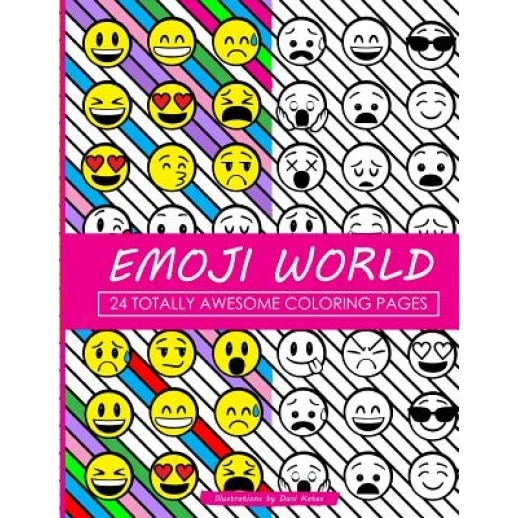 Emoji World Coloring Book: 24 Totally Awesome Coloring Pages, Dani Kates (Author)