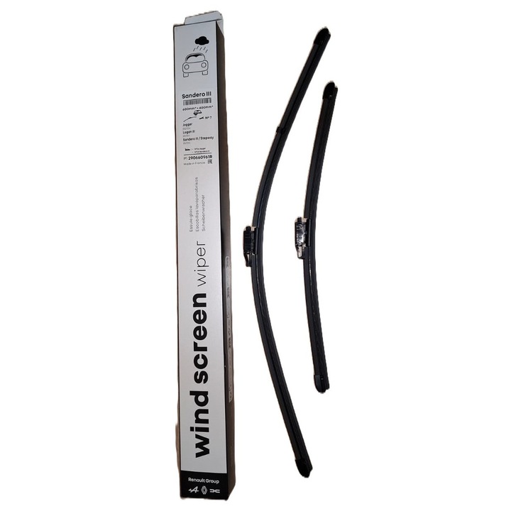 Set 2 lamele stergător auto Original Renault Sandero III, Logan III, Jogger, 29066096R