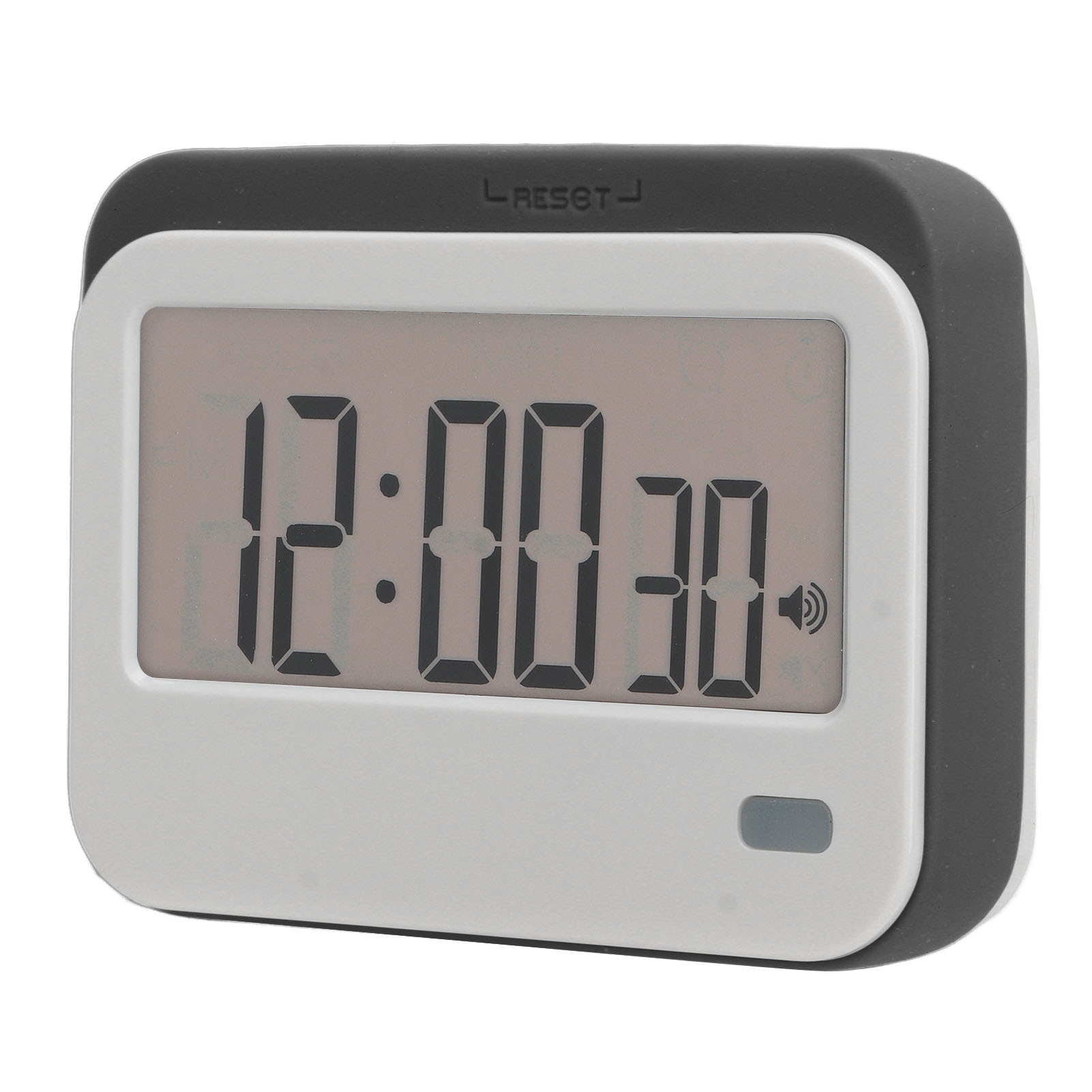 Ceas Timer Ceas digital de bucatarie, timer compact, functie de alarma, gri, 12/24 ...