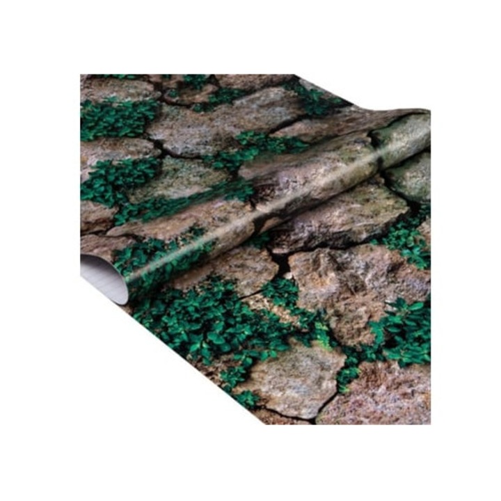 Самозалепващ се тапет с тухлена текстура за камина или кухненски гръб