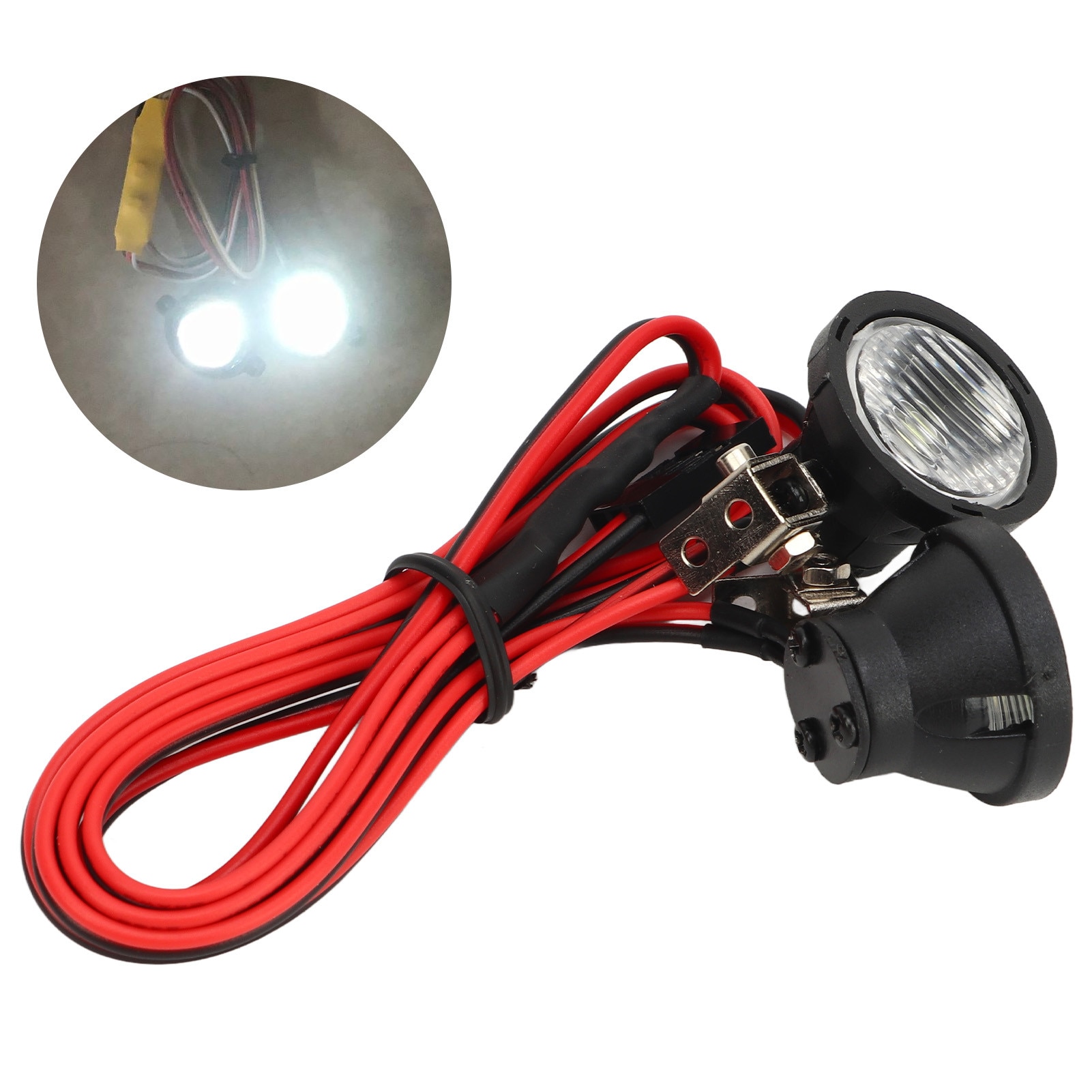 Phares LED Voiture RC Phares LED Pour Voiture RC MN86 : Ultra-brillants