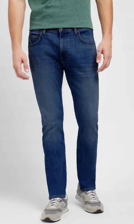 Lee Rider férfi farmernadrág, pamut/elasztán, slim, kék