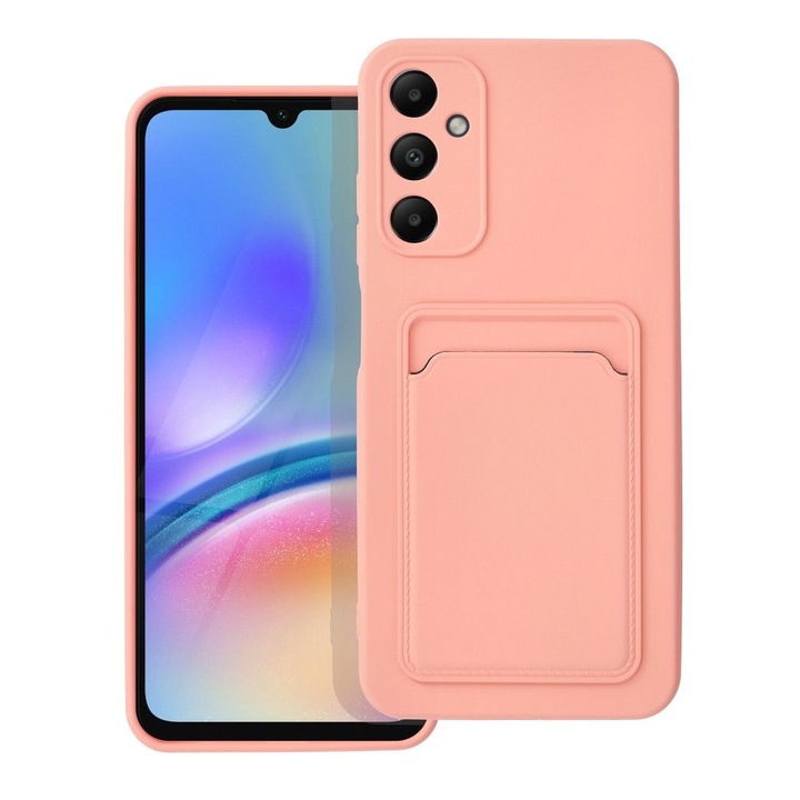 Husa pentru Samsung Galaxy A05S, Suport card, Roz