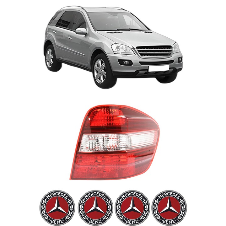 Lampa Stop Spate Dreapta MERCEDES-BENZ M-CLASS (W164) din 2005-2011, Auto, DEPO, 4x Stickere auto cu MERCEDES-BENZ