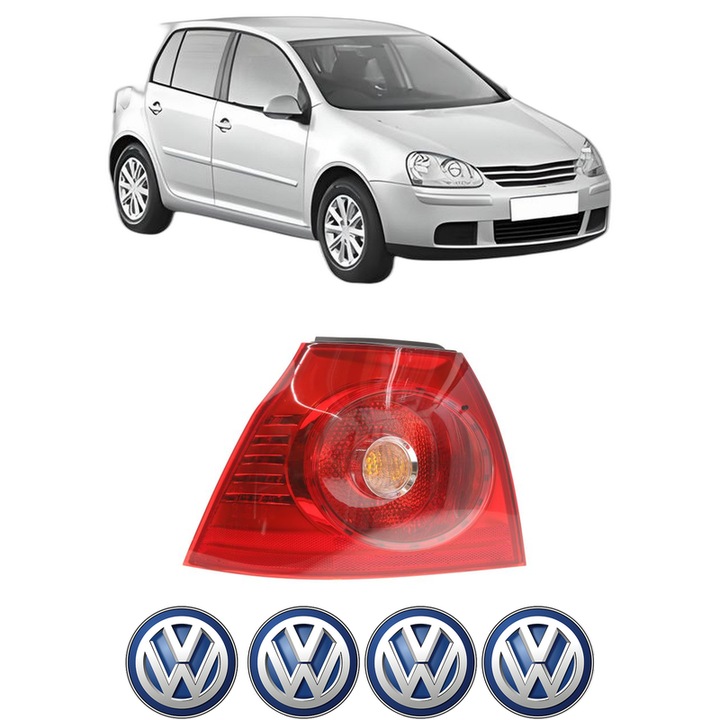 Lampa Stop Spate Stanga Volkswagen GOLF V (1K1) din 2003-2009, Auto, TYC, 4x Stickere auto cu Volkswagen