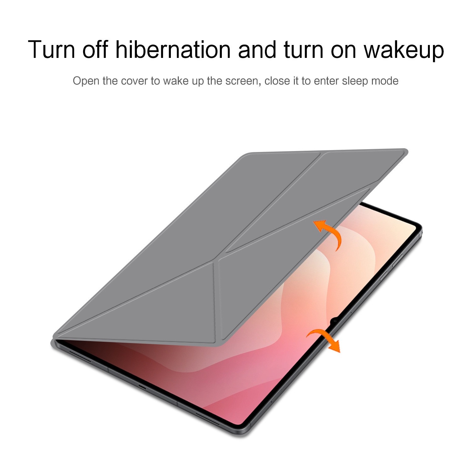 Husa de protectie Samsung pentru Galaxy Tab S11 Ultra Book Cover, Suport multiunghiular, Gri