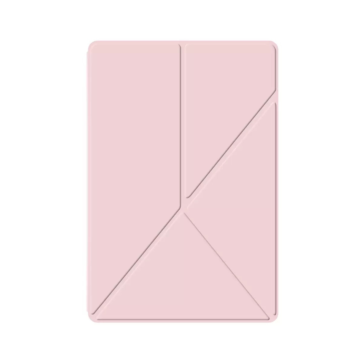 Husa de protectie compatibil cu Samsung pentru Galaxy Tab S11 Ultra Book Cover, Suport unghiular multi, Roz