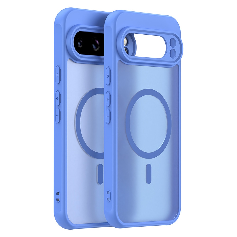Husa pentru Google Pixel 10 Pro XL, SKYDDAR INNOVATION, HaloFrost MagSafe II, Antisoc, set cu sticker, Albastru