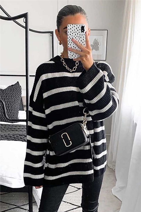 Дамски блузи, Madmext, 289992, Черно, Standart