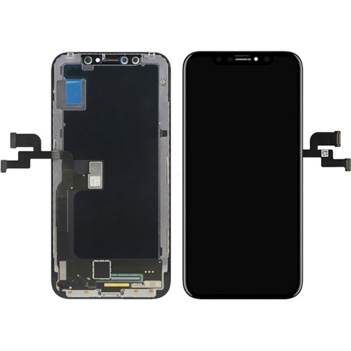 Display OLED pentru iPhone X, mecanism de apasare, culoare neagra