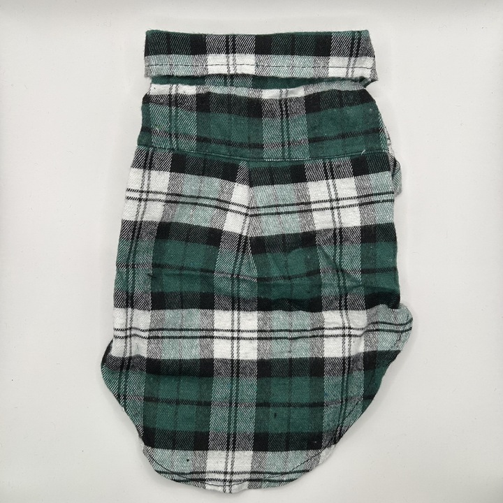 Pui de caine Bonnie Medium Prasino Karo Poukamiso