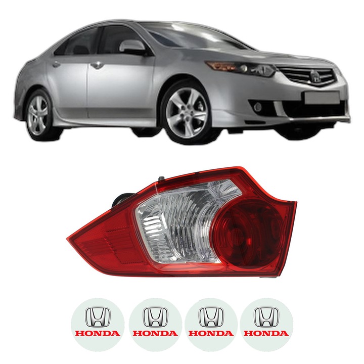 Lampa Stop Spate Dreapta HONDA ACCORD VIII (CU) din 2008-2015, Auto, TYC, 4x Stickere auto cu HONDA
